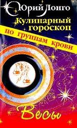 Весы. Кулинарный гороскоп по группам крови