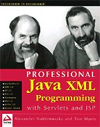 Professional Java XML Programming with Servlets and JSP. На английском языке