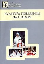 Культура поведения за столом. Методические рекомендации по организации питания детей