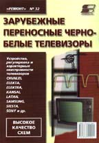 Зарубежные переносные черно-белые телевизоры. Ремонт №32