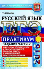 ЕГЭ 2016. Русский язык. Практикум. Работа над комментарием к сформулированной проблеме текста и аргументацией собственного мнения. Подготовка к выполнению части 2