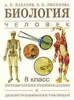 Биология. Человек. Методические рекомендации к демонстрационным таблицам. 8 класс