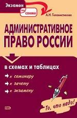 Административное право России в таблицах и схемах. Учебное пособие