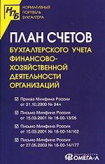 План счетов бухгалтерского учета финансово-хозяйственной деятельности организаций