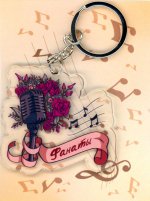 Брелок фигурный акриловый