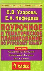 Поурочное и тематическое планирование по русскому языку, 4 класс