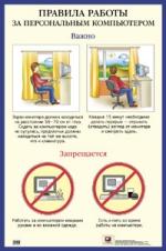 Правила работы за персональным компьютером. Наглядное пособие для средней школы