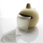 Держат. для бумаги - "Туалетный М.П." (цвет:бежев)