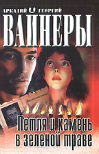 Петля и камень в зеленой траве