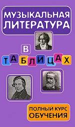 Музыкальная литература в таблицах. Полный курс обучения