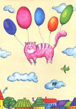 Блокнот для записей "Удивительный кот"