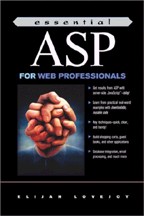 Essential Asp for Web Professionals. На английском языке